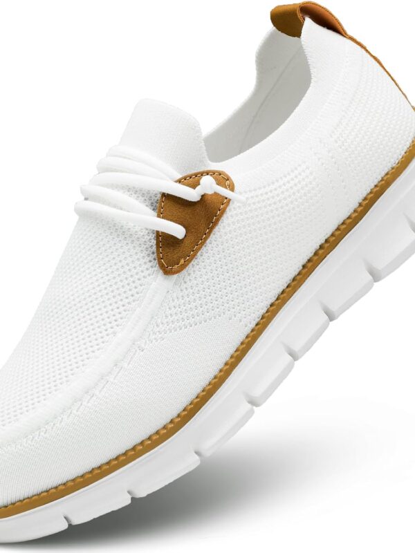 men Casual Loafers Shoes Slip   Walking Dress Sneakers Business Oxfords Work Lightweight Soft Sole