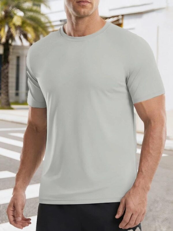 Men's Quick-Dry Sports T-Shirt: A Lightweight top Perfect for Fishing, Surfing, and Working Out
