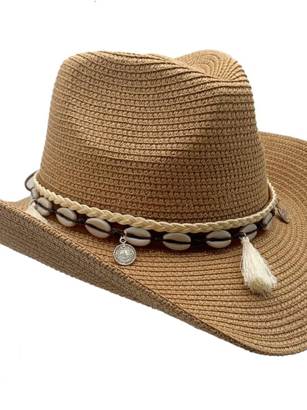 Western Straw Cowboy Hat for Women Beach Sun Hat for Men Wide Brim Fedora Hat Cowgirl Hats Summer Panama Hat