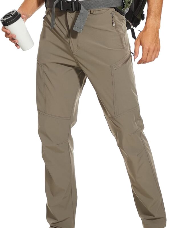 Hiking Pants for Men, Hiking Travel Pants Water-Resistant Mens Work Pants Stretch Quick Dry Lightweight