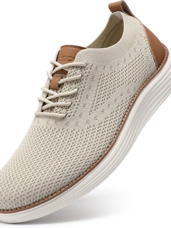 men Casual Dress Sneakers Oxfords Business Mesh Breathable Walking Shoes Tennis Comfortable