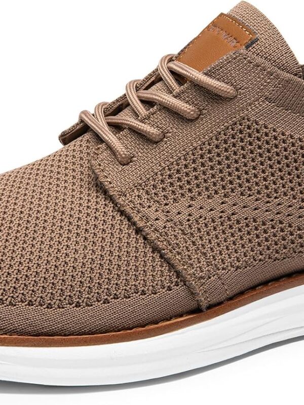 men  Mesh Sneakers Oxfords Lace-Up Lightweight Casual Walking Shoes